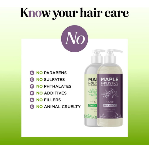 Conjunto De Shampoo E Condicionador Maple Holistics Tea Tree