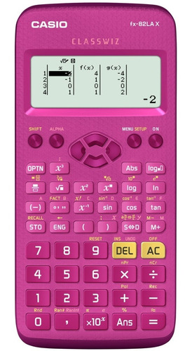 Calculadora Casio Fx-82lax Rosa