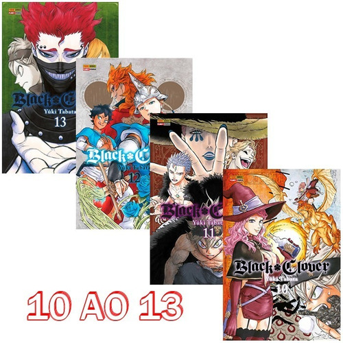 Black Clover 10 Ao 13! Mangá Panini! Novo E Lacrado