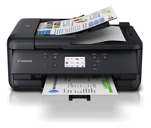 Impresora Canon Pixma Tr7620a Inalámbrica Todo En Uno Negra