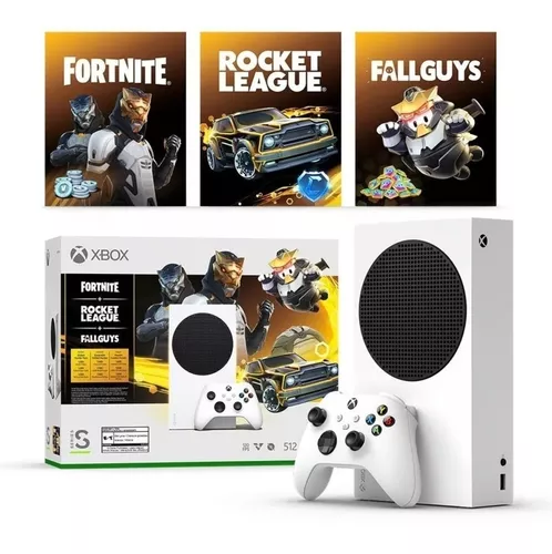 Xbox Series S Fortnite and Rocket League Bundle - Includes Xbox Wireless  Controller - Includes Fortnite & Rocket League Downloads - 10GB RAM 512GB  SSD