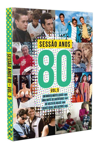 Sessão Anos 80 Volume 5 Box 2 Dvds 4 Filmes Original Lacrado