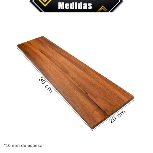 3 Repisas Flotantes Modernas Minimalistas Melamina 80x20 Cm