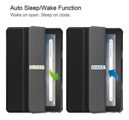 Hefu Funda Tableta For Amazon Kindle Fire 7 (2022 Releas)