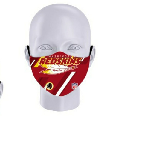 Cubre Bocas Reusable Redskins Washington Football 