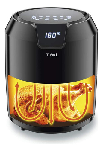 Freidora De Aire T-fal Digital 4.2 Lt - Ey4018mx Negro