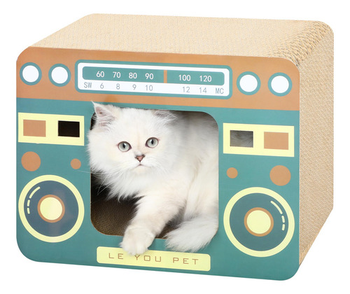 Cama De Salón De Cartón Rascador Para Gatos Radio - Almoha