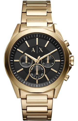 Reloj Armani Exchange Ax2611 Acero Dorado Caballero Original