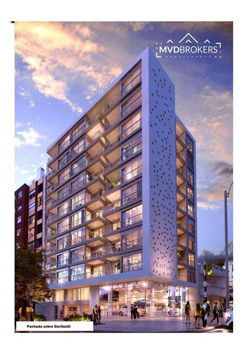 Imagen 21 de 30 de Ventura Tres Cruces Ii | Monoambiente A La Venta | Estrena 2024 | Garibaldi Y Montecaseros
