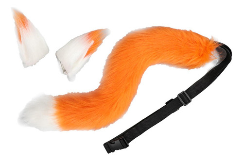 Conjunto De Orejas Y Cola De Zorro, Accesorios De Cosplay,