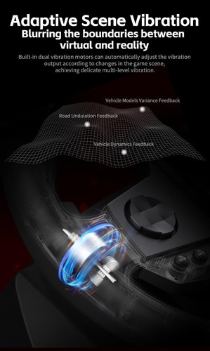 Volante De Carreras Para Juegos Pxn V9 Gen2 Con Pedales Y De