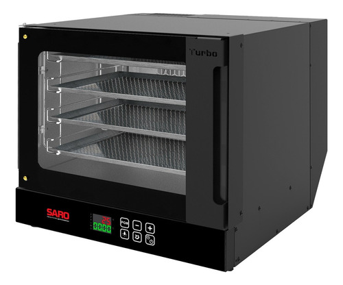 Forno Elétrico Turbo Com Vapor Digital Saro 70 Lt 4 Esteiras