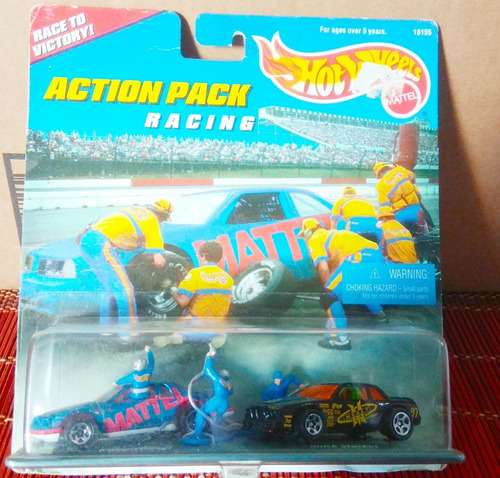 Lote Hot Wheels X 2 - Action Pack Racing - Blister Cerrado
