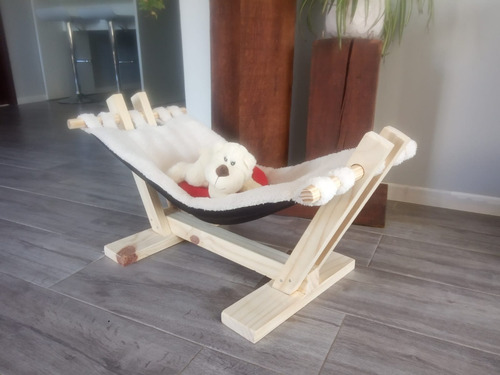 Imagen 6 de 8 de Cama Hamaca Paraguaya Para Gatos Muy Cómoda De Calidad