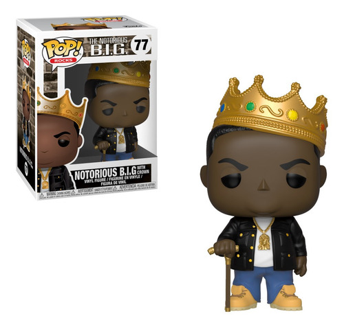 Funko Pop! Rocks: Música Notorious B.i.g. Con Corona