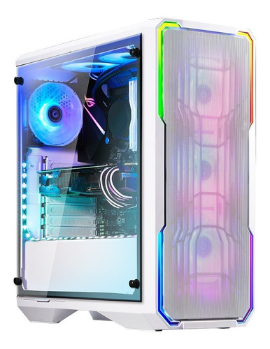 Case Gaming Bitfenix Enso Mesh Rgb Blanco 4 Fan Argb