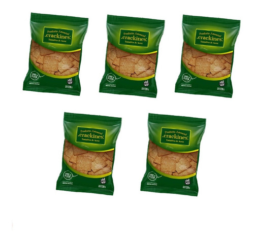 Pack X 5 Crackines De Arroz  X 120grs 