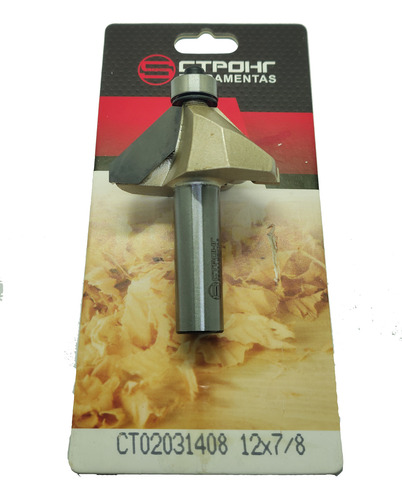 Fresa Para Tupia Chanfro 45 Graus Haste 12mm X 7/8 ( 22.2mm)