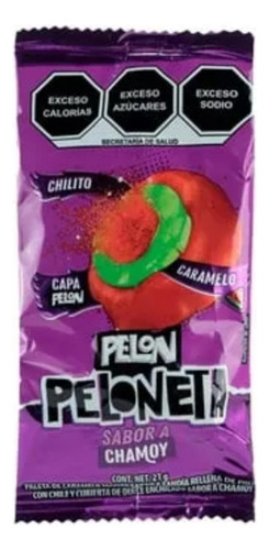 10 Pzas Paleta De Caramelo Pelón Peloneta Sabor Chamoy 21 G