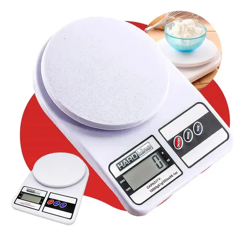 Balança Digital De Cozinha Branca 1g Até 10kg Balança | MercadoLivre