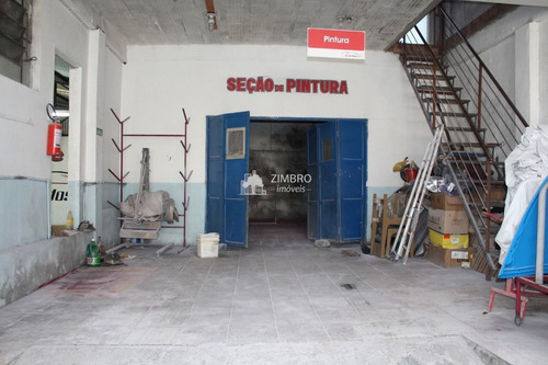 Pavilhão De 750m2 Com Sala De Pintura,escritório, 01 Kit Net, 01 Apto Mobiliado Com Suíte Master E Salão De Festas. - 989938