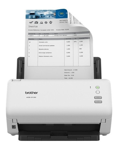 Escaner Brother Ads-3100 40ppm Adf Duplex
