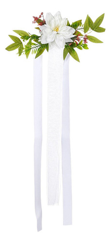 Corredor Pew Arranjo De Flores Cadeira Decoração Branco