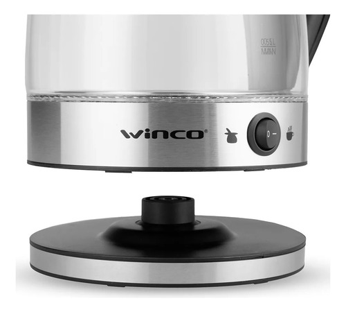 Jarra De Vidrio Templado Corte Para Mate Luz Led 1.8 Litros