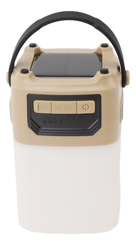 Linterna De Camping Led Recargable Con EnergĂa Solar Ipx4