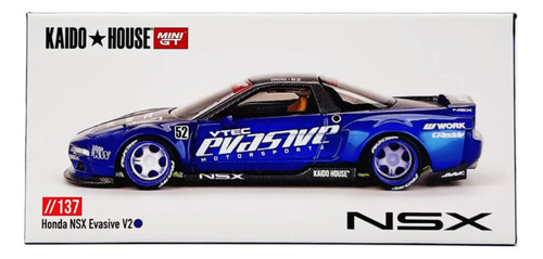 Mini Gt Kaido House Honda Nsx Evasive V2 Azul #137 1:64