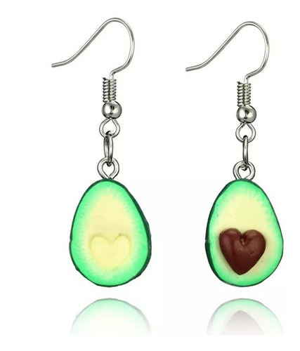 Aros Palta Aguacate Parejas Amor Avocado Collares Piercing