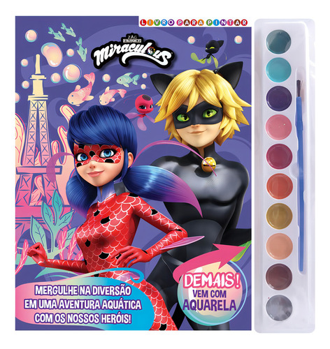 Libro de acuarela Ladybug - Libro de pintura