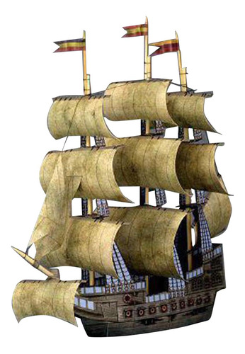 Barcos De Vela Modelo A Escala Coleccionables Papercraft