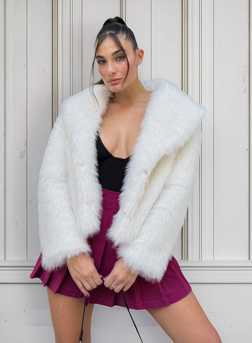 Campera Tipo Tapado Corto Tendencia Temporada Talle S-l Bg