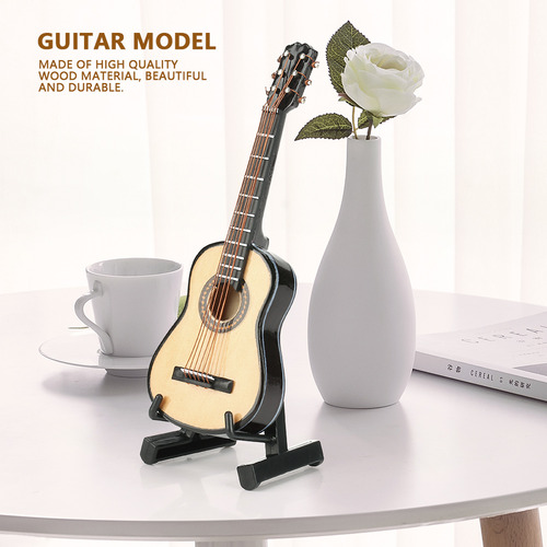 Mini Musical Con Pantalla De Madera En Miniatura Para Decora