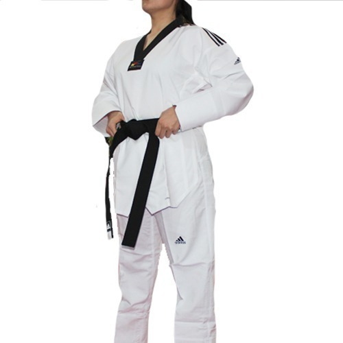 adidas Taekwondo Dobok Adi Lady Cuello Negro