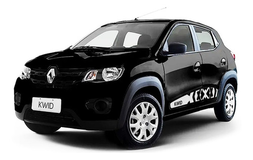 Vinilo Auto Renault Kwid Lateral Tuning Franja Falda Ploteo