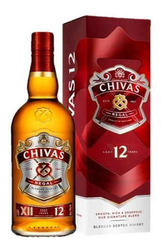 Imagen 7 de 12 de Chivas Regal 12 Años Scotch escocés 750 mL