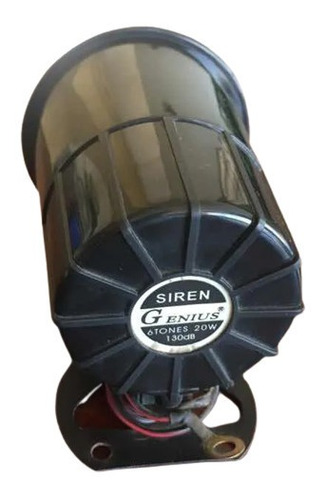 Bocina Sirena Alarma 20w 130db Genius 6 Tonos Toyota Denso