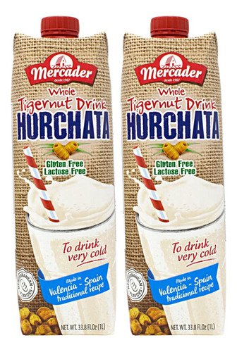 Mercader Bebida Entera De Chufa De Leche De Horchata Net.wt 