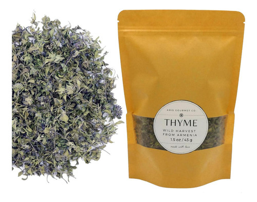 Té De Tomillo Silvestre Aris Gourmet 43g Calidad Premium