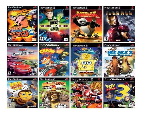 10 Jogos Mais 1 De Brinde Para Playstation 2 Ps2