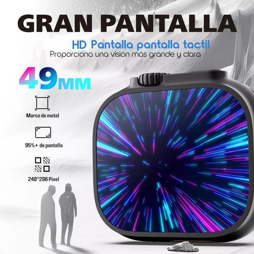 Reloj Inteligente Isdewatch Ultra Para Hombre Y Mujer Mini Bocina Bluetooth Audifonos Bluetooth Inálambricos In-ear Kit De 3 Productos