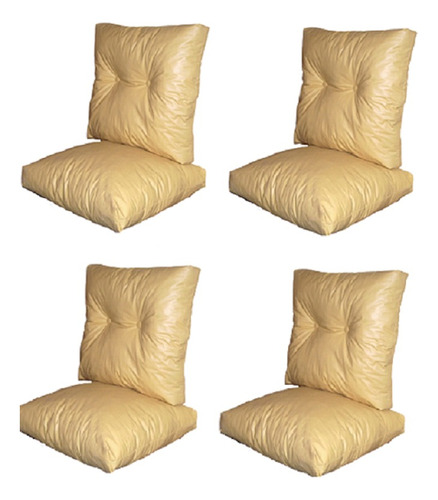 Sillón De Madera - Pack 8 Fundas Para Almohadón 60x60x10 