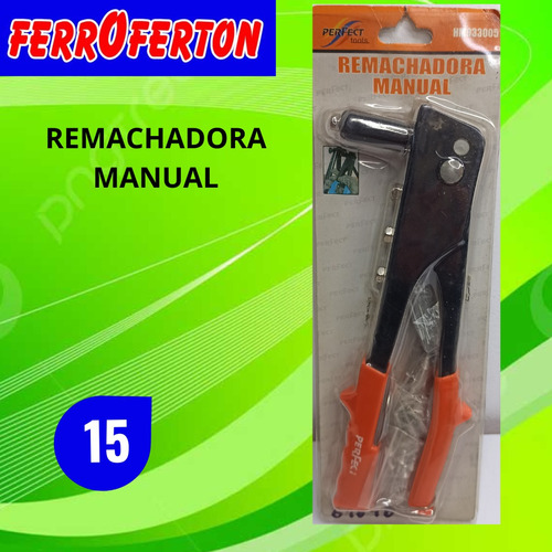 Remachadora Manual 4 Boquillas Perfect Tools