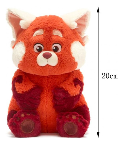 Muñeco Peluche Mei Panda Turning Red Disney Rojo 20cm