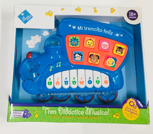 Tren Didactico Musical En Caja Pianito Infantil Ar1 6011