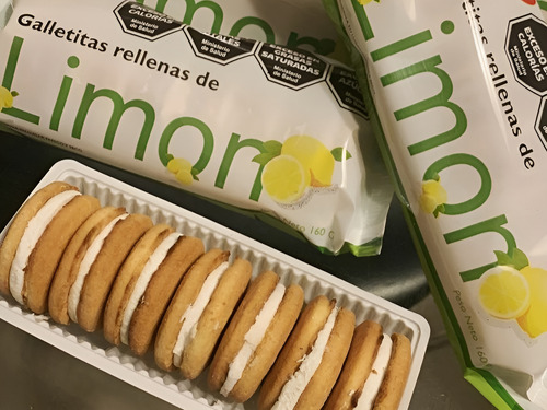 Galletitas Rellenas Mousse Limón Dulce Reina 90 Unid.
