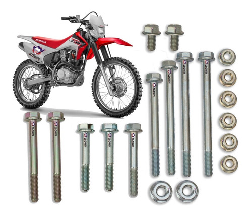 Clown Kit Todos Parafusos Fixação Motor Crf230f Todas A7d