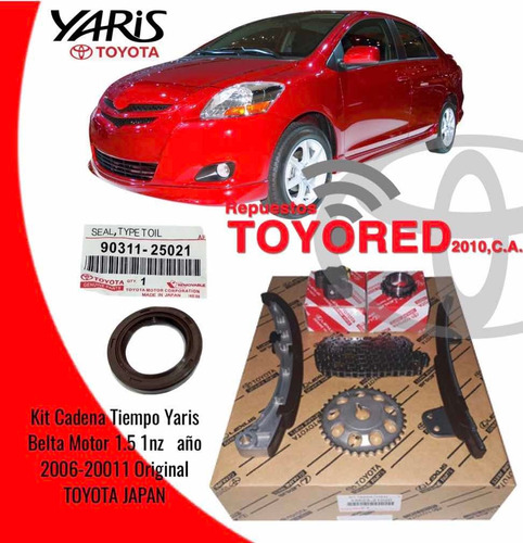Kit De Tiempo Toyota Yaris Belta 2007 2008 2009
